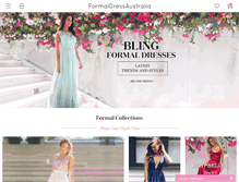 Tablet Screenshot of formaldressaustralia.com